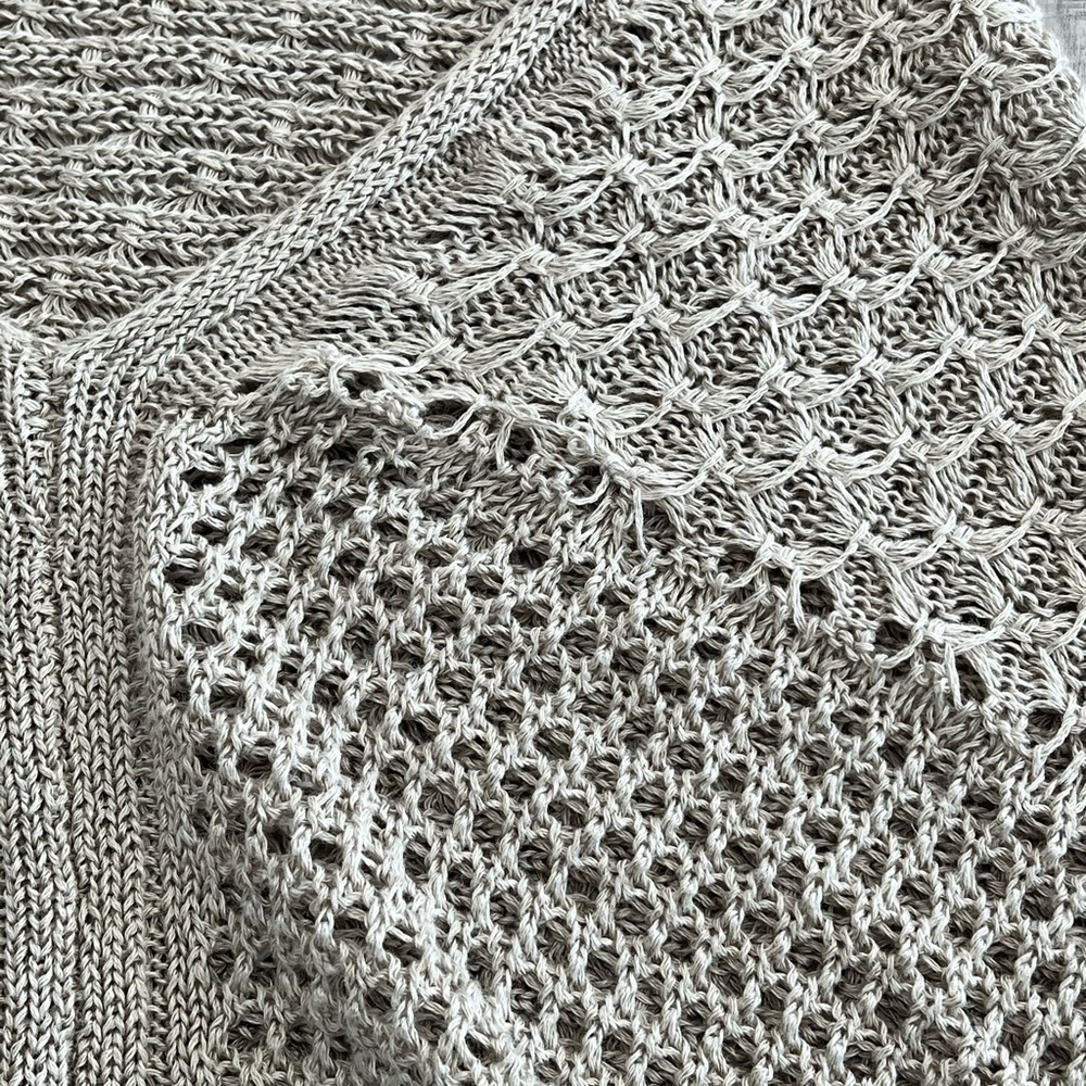 J. Jill Cream Crochet Shawl/Poncho Size: OS - Picture 8 of 8